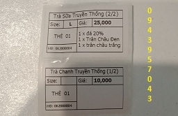 Thiết bị tính tiền giá rẻ mô hình trà chanh tại Bạc Liêu