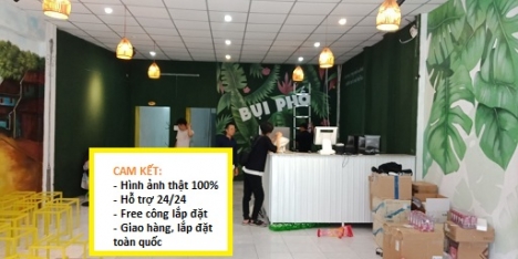 Thiết bị tính tiền giá rẻ mô hình trà chanh tại Bạc Liêu