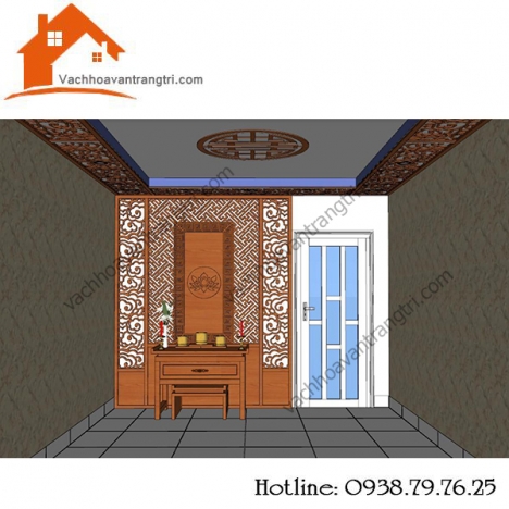 Tổng hợp tấm cnc- vách ngăn phòng thờ cho năm 2020