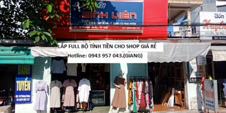 Shop quần áo tại Hà Nội lắp full bộ tính tiền giá rẻ