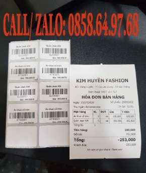 Cung cấp máy tính tiền giá rẻ cho shop thời trang tại Quy Nhơn