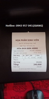 Máy tính tiền giá rẻ tại Mỹ Tho cho cửa hàng quần áo