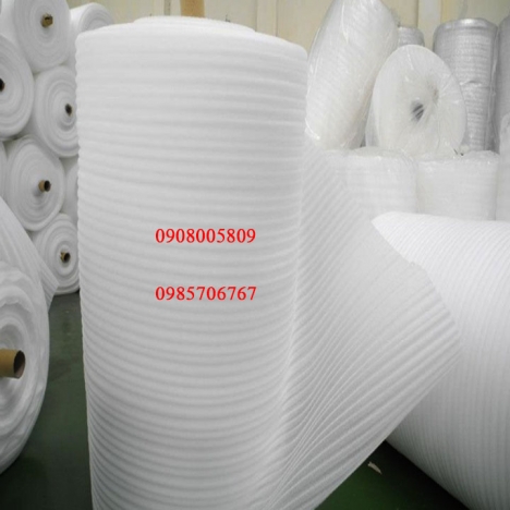 Mút xốp pe foam dày 2mm bọc lót hàng hóa, trái cây xuất khẩu