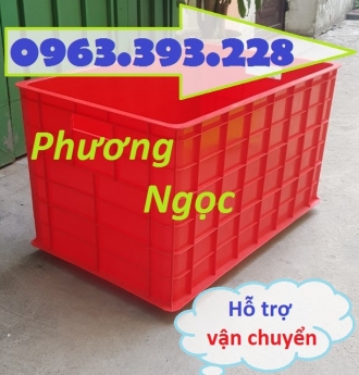 Thùng nhựa đặc 5 bánh xe, thùng nhựa công nghiệp đẩy hàng, thùng nhựa đặc kích thước lớn