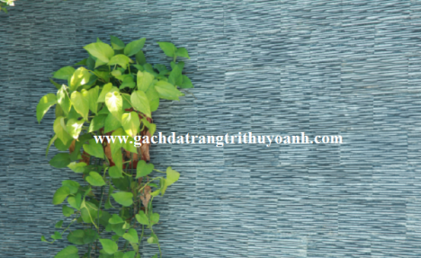 Đá răng lược đen ốp lát trang trí tường