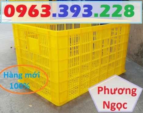 Sọt nhựa rỗng 5 bánh xe, sọt nhựa đẩy hàng, sọt nhựa đựng nông sản có bánh xe