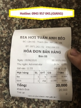 Nha Trang setup thiết bị tính tiền cho quán bia hơi giá rẻ