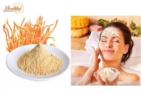 Làm đẹp da an toàn cùng với trà túi lọc Đông trùng hạ thảo