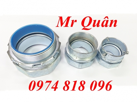 PHỤ KIỆN ỐNG RUỘT GÀ, ĐẦU NỐI ỐNG RUỘT GÀ, PG SẮT