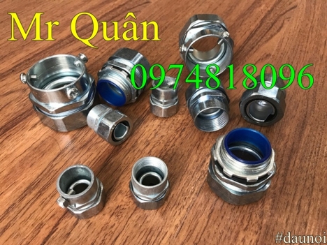 PHỤ KIỆN ỐNG RUỘT GÀ, ĐẦU NỐI ỐNG RUỘT GÀ, PG SẮT