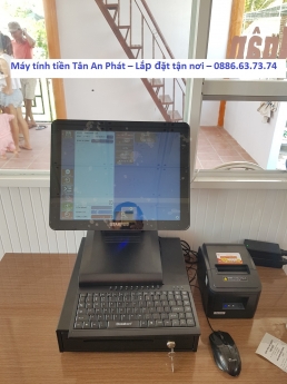 Tư vấn lắp đặt máy tính tiền cho quán kem - sinh tố Phan Thiết