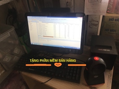 Full bộ máy cảm ứng tính tiền giá rẻ cho tạp hóa tại Hải Dương