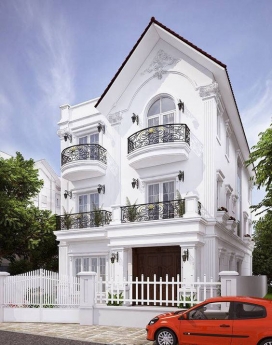  THIẾT KẾ THI CÔNG NỘI NGOẠI THẤT TÂN CỔ ĐIỂN QUẬN 7