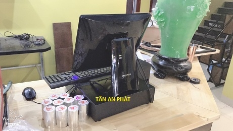 Setup thiết bị tính tiền giá rẻ cho quán cafe Hạo tại Cà Mau
