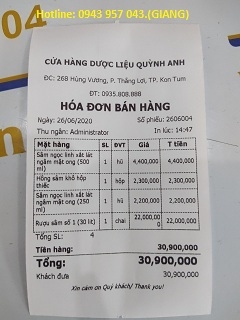Setup máy tính tiền giá rẻ tại Dak Lak Cửa hàng dược liệu