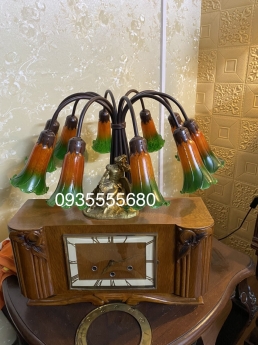 Giao lưu em Đèn hoa ly màu xanh cam lạ mắt
