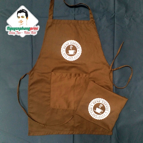 Tạp dề quán, đồng phục cà phê - Nguyễn Phong Print