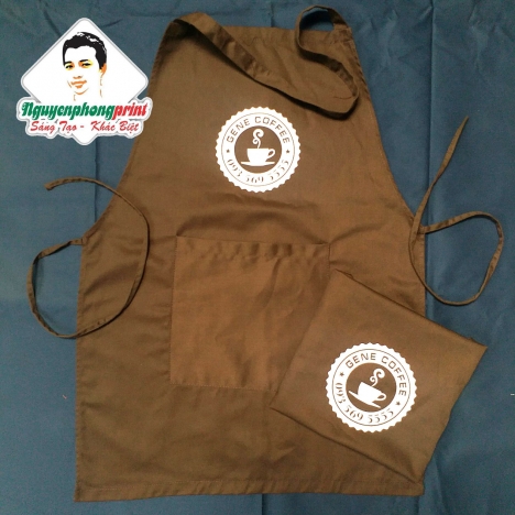Tạp dề quán, đồng phục cà phê - Nguyễn Phong Print