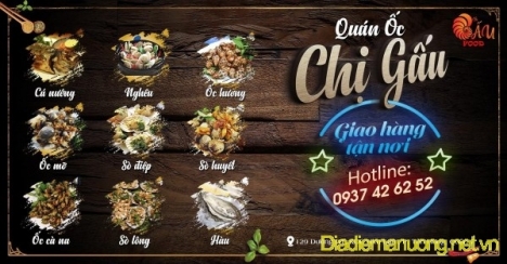ỐC CHỊ GẤU, Quán Ốc Ngon Quận 7