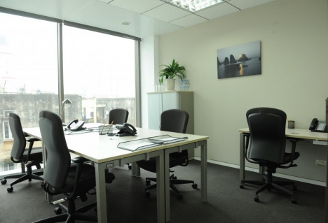 chỗ ngồi làm việc linh hoạt theo mô hình co-working space