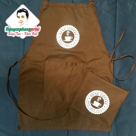 Tạp dề quán, đồng phục cà phê - Nguyễn Phong Print