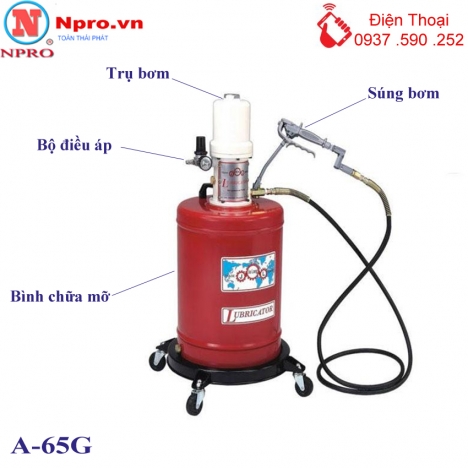 Máy bơm mỡ khí nén A65-G