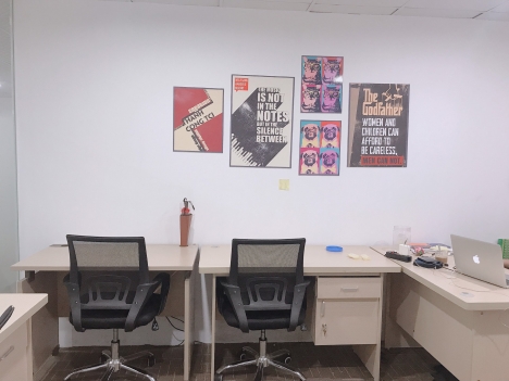 chỗ ngồi làm việc linh hoạt theo mô hình co-working space