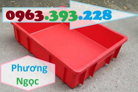 Khay nhựa đặc B9, thùng nhựa đặc B9, thùng nhựa chứa đồ linh kiện, sóng nhựa bít B9