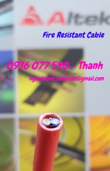 Cáp chống cháy 2X1.5, hiệu Altek Kabel - Fire resistant cable, LSZH, IEC 60331