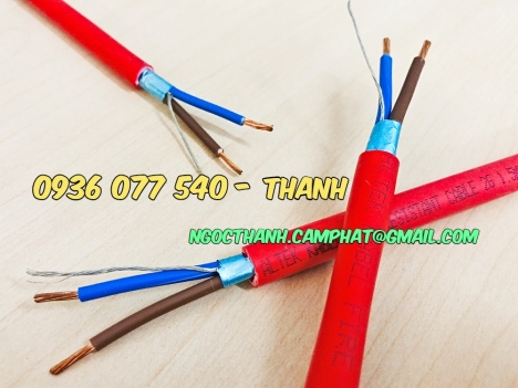 Cáp chống cháy 2X1.5, hiệu Altek Kabel - Fire resistant cable, LSZH, IEC 60331
