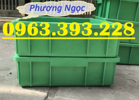 Khay nhựa đặc B9, thùng nhựa đặc B9, thùng nhựa chứa đồ linh kiện, sóng nhựa bít B9
