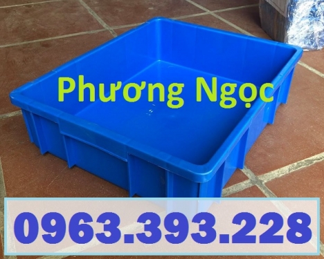 Khay nhựa đặc B9, thùng nhựa đặc B9, thùng nhựa chứa đồ linh kiện, sóng nhựa bít B9