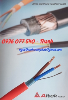 Cáp chống cháy 2X1.5, hiệu Altek Kabel - Fire resistant cable, LSZH, IEC 60331