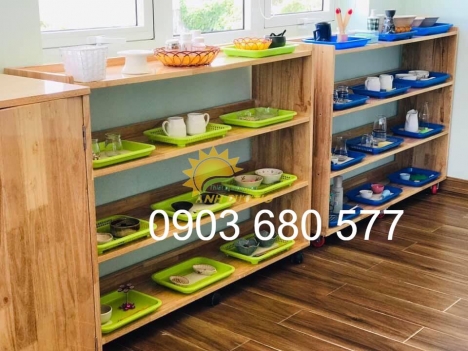 Cần bán kệ gỗ mầm non dành cho trẻ nhỏ giá ƯU ĐÃI