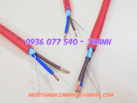Cáp chống cháy 2X1.5, hiệu Altek Kabel - Fire resistant cable, LSZH, IEC 60331