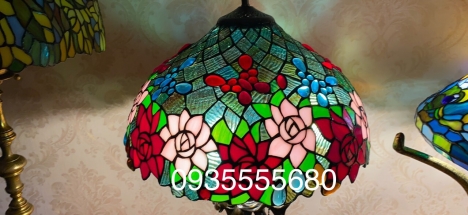 Đèn tiffany hoa hồng tượng đồng cao cấp!