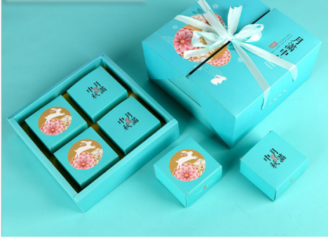 Hộp bánh trung thu in logo, hộp bánh bằng giấy