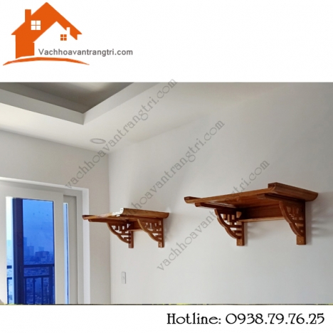 Giá bán bàn thờ treo tường gỗ sồi cập nhật mới nhất