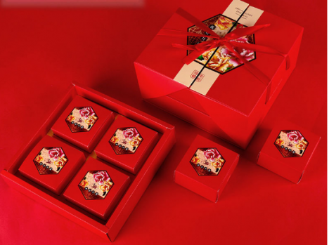 Hộp bánh trung thu in logo, hộp bánh bằng giấy