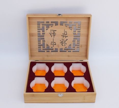 Hộp bánh trung thu bằng tre, gỗ