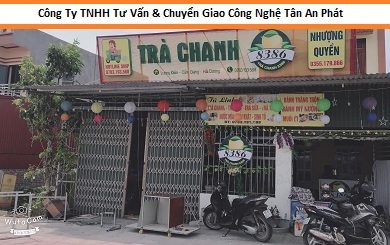 Trà chanh 8386 lắp máy tính tiền uy tín tại Hải Dương