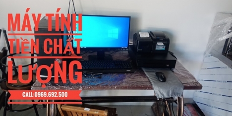 TRỌN BỘ MÁY TÍNH TIỀN GIÁ RẺ CHO SHOP PHỤ KIỆN TẠI VĨNH LONG