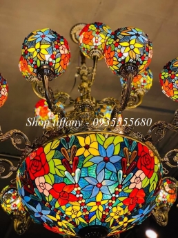 Giao lưu bộ đèn chùm tiffany siêu khủng.