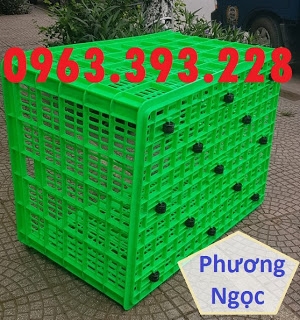 Sóng nhựa rỗng HS015, sọt nhựa đựng hàng 26 bánh xe, sọt nhựa kích thước lớn, sóng nhựa công nghiệp