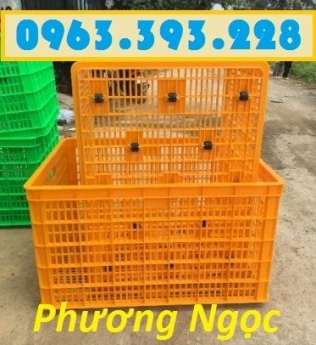 Sóng nhựa rỗng HS015, sọt nhựa đựng hàng 26 bánh xe, sọt nhựa kích thước lớn, sóng nhựa công nghiệp