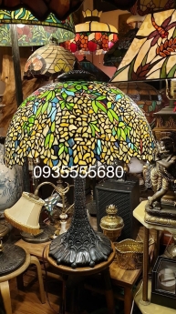 Đèn tiffany hoạ tiết hoa đậu rủ hàng cao cấp