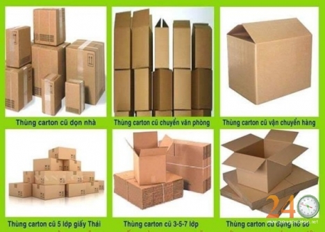Cung Cấp Thùng Carton Cũ TPHCM