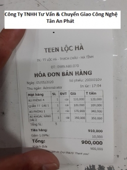 Cảm ứng tính tiền giá rẻ cho shop tại Tây Nguyên