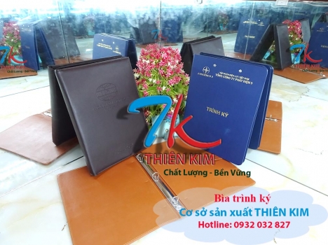 Địa chỉ làm bìa đựng hồ sơ, bìa còng đựng thông tin, nhận làm bìa sơ mi da,