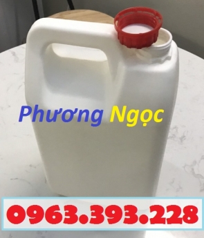 Can nhựa 5 Lít, can đựng hóa chất, can nhựa HDPE nguyên sinh